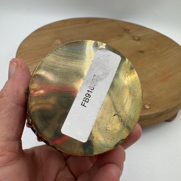 Votive Holder Moroccan style vibe Glass Beads Hand Woven boho bohemian - Picture 3 of 9